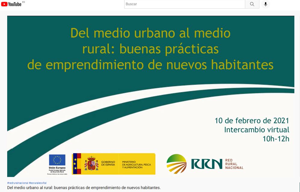 Vídeo: Das zonas urbanas ás rurais: boas prácticas de emprendemento para novos residentes