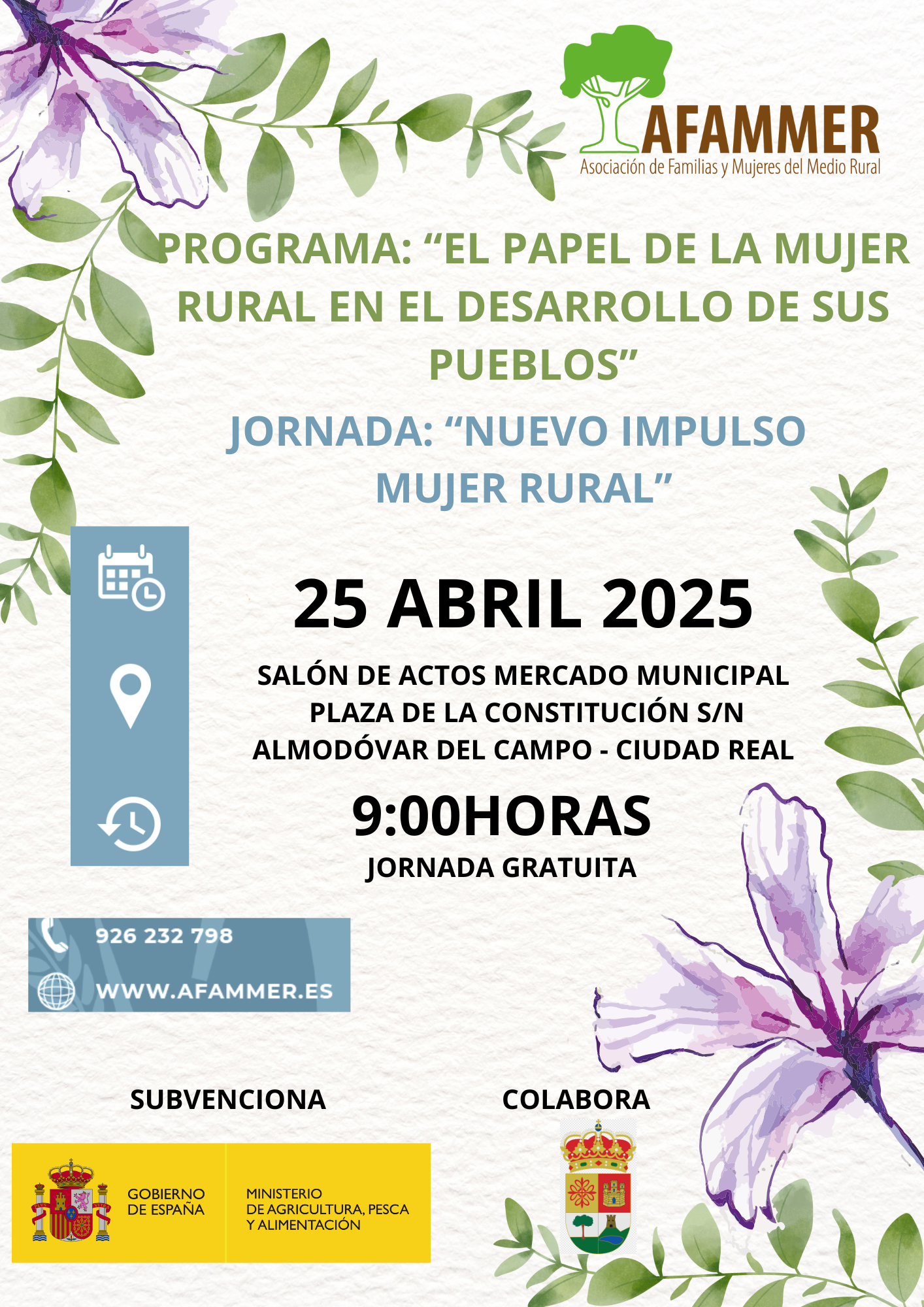 AFAMMER Rural Women's Day in Almodóvar del Campo