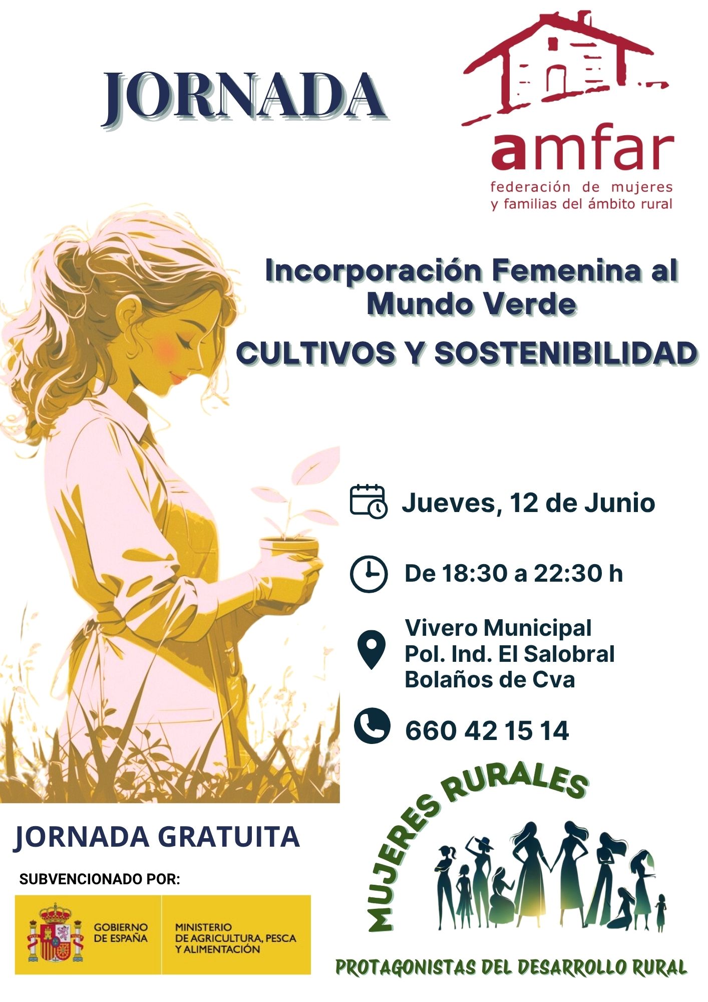 CONFERENCIA AMFAR “A INCORPORACIÓN FEMININA AO MUNDO VERDE: CULTIVOS E SOSTIBILIDADE”